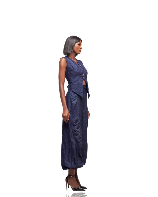 Indigo Structured Two-Piece Set - Image 3